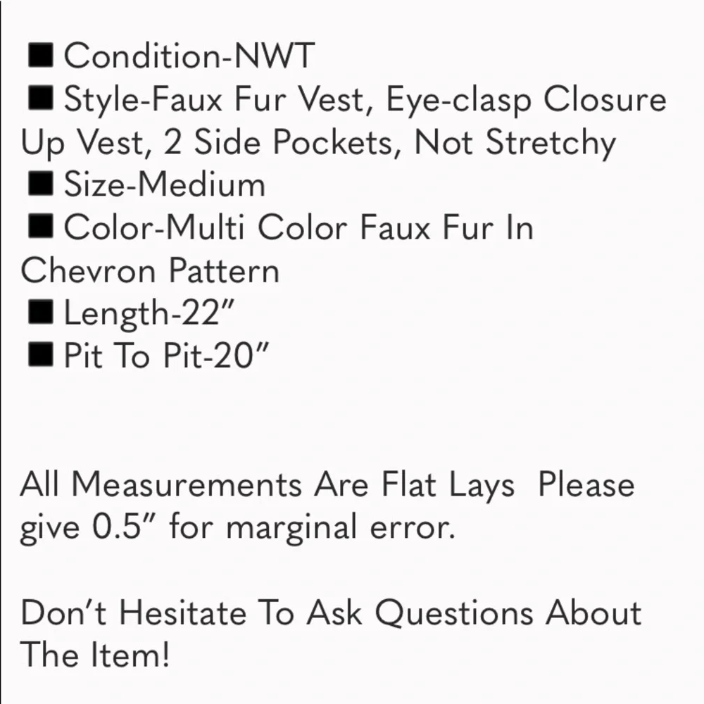 Say What Faux Fur - Picture 5 of 5